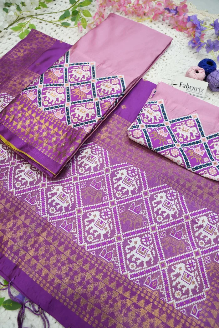 South Indian Festival Traditional Half Saree (GajjaPattu)