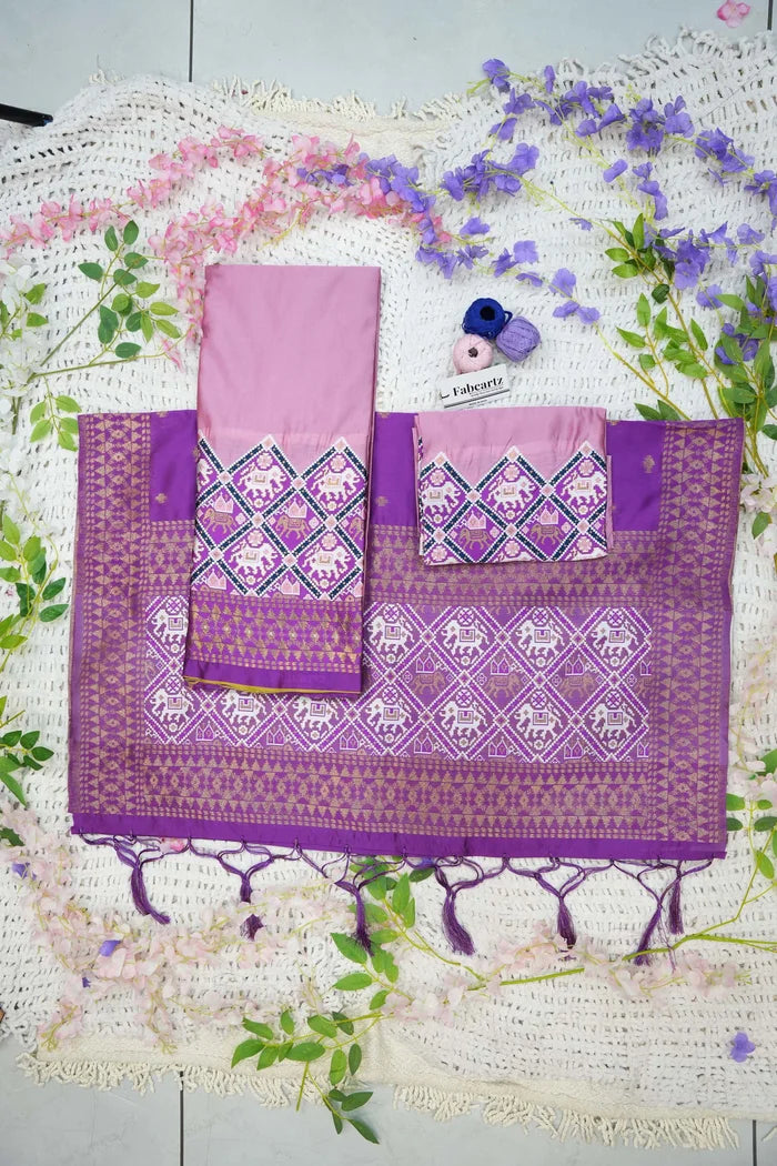 South Indian Festival Traditional Half Saree (GajjaPattu)