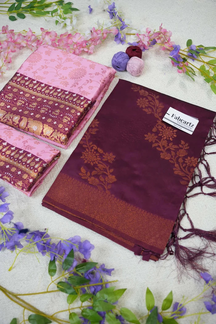 దక్షిణ భారత పండుగ సాంప్రదాయ హాఫ్ చీర (ఛవి)