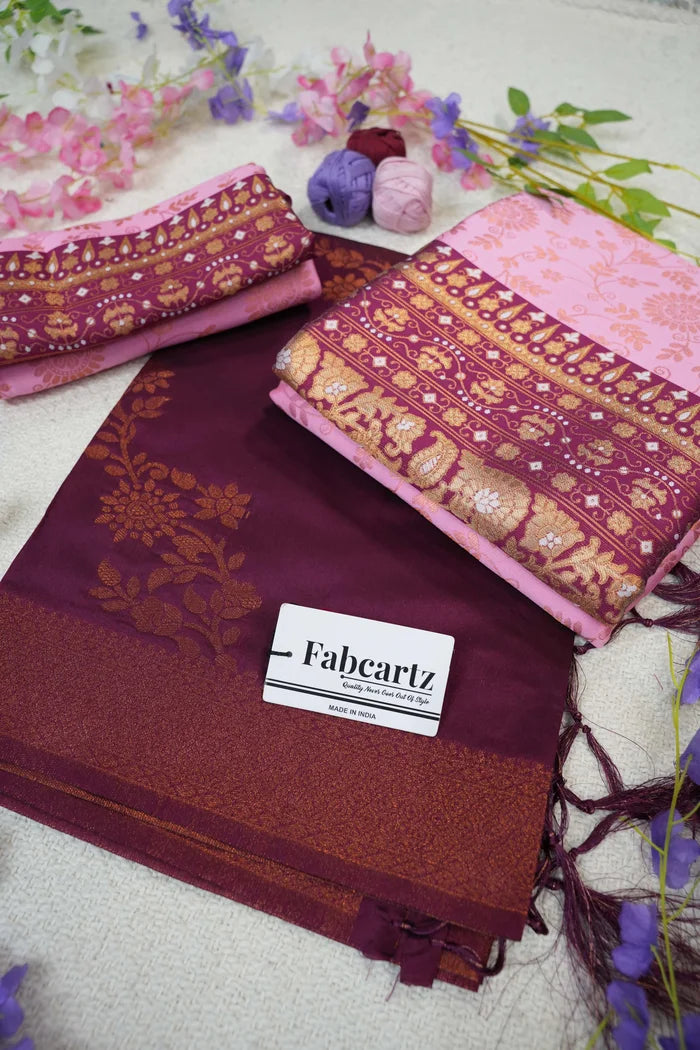 దక్షిణ భారత పండుగ సాంప్రదాయ హాఫ్ చీర (ఛవి)