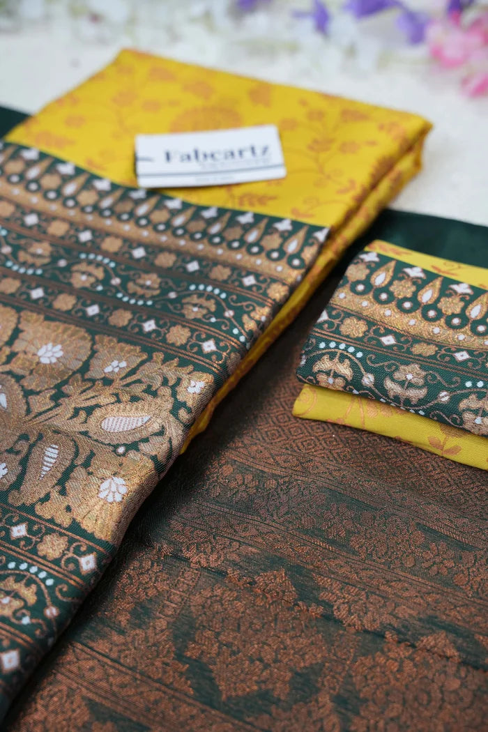 దక్షిణ భారత పండుగ సాంప్రదాయ హాఫ్ చీర (ఛవి)