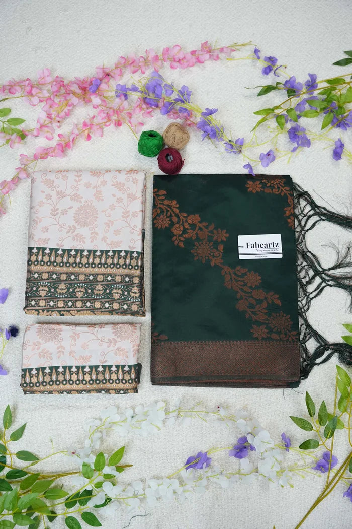 దక్షిణ భారత పండుగ సాంప్రదాయ హాఫ్ చీర (ఛవి)