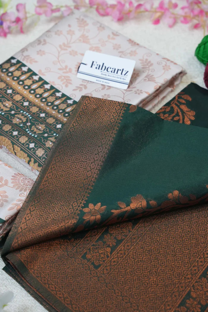 దక్షిణ భారత పండుగ సాంప్రదాయ హాఫ్ చీర (ఛవి)