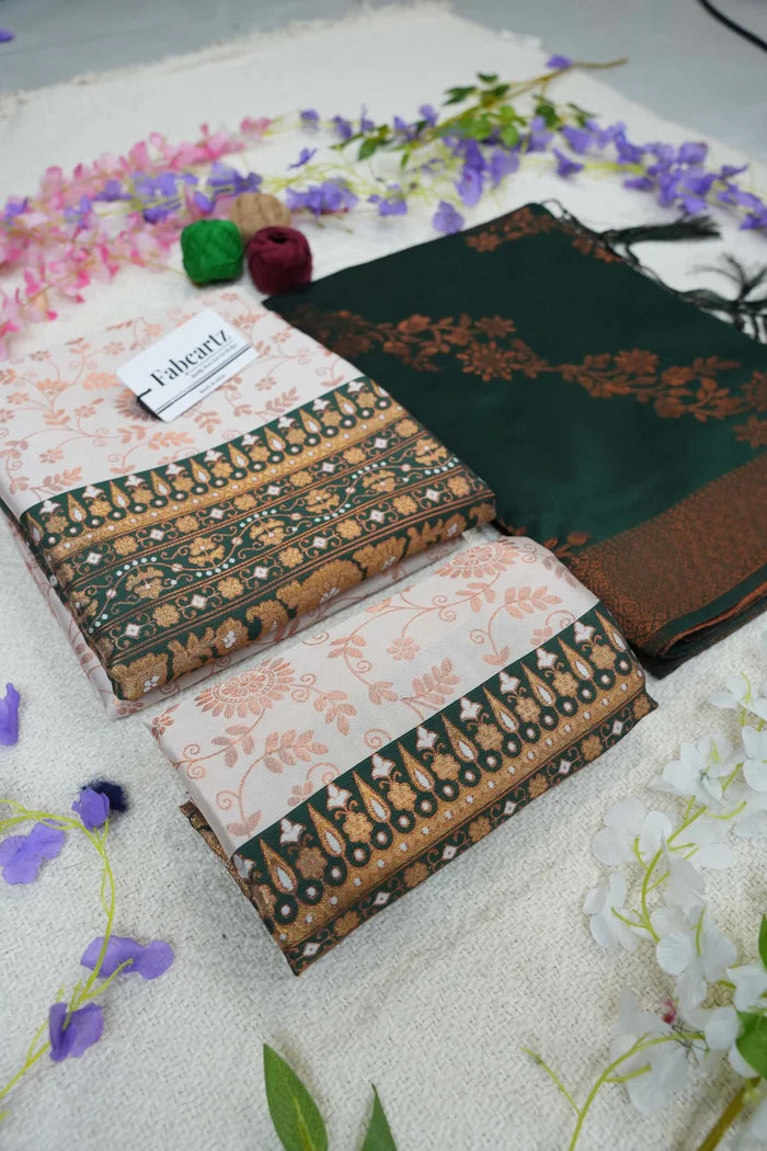 దక్షిణ భారత పండుగ సాంప్రదాయ హాఫ్ చీర (ఛవి)