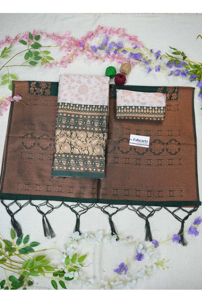 దక్షిణ భారత పండుగ సాంప్రదాయ హాఫ్ చీర (ఛవి)