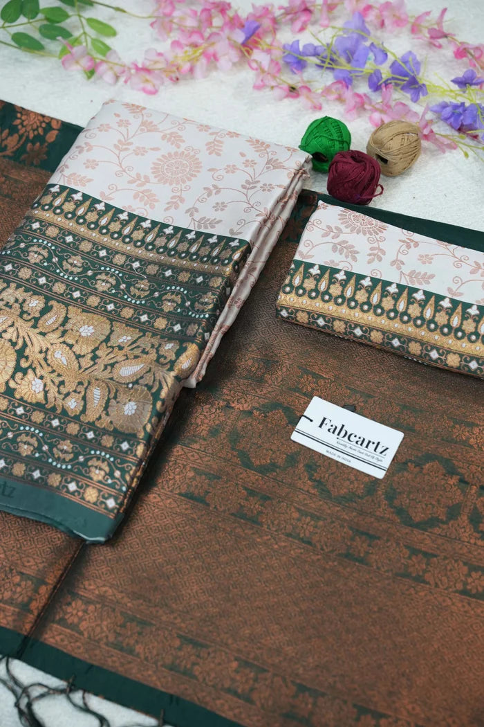 దక్షిణ భారత పండుగ సాంప్రదాయ హాఫ్ చీర (ఛవి)