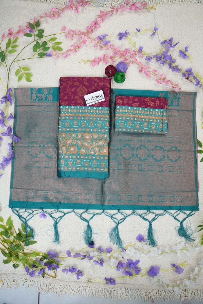 దక్షిణ భారత పండుగ సాంప్రదాయ హాఫ్ చీర (ఛవి)