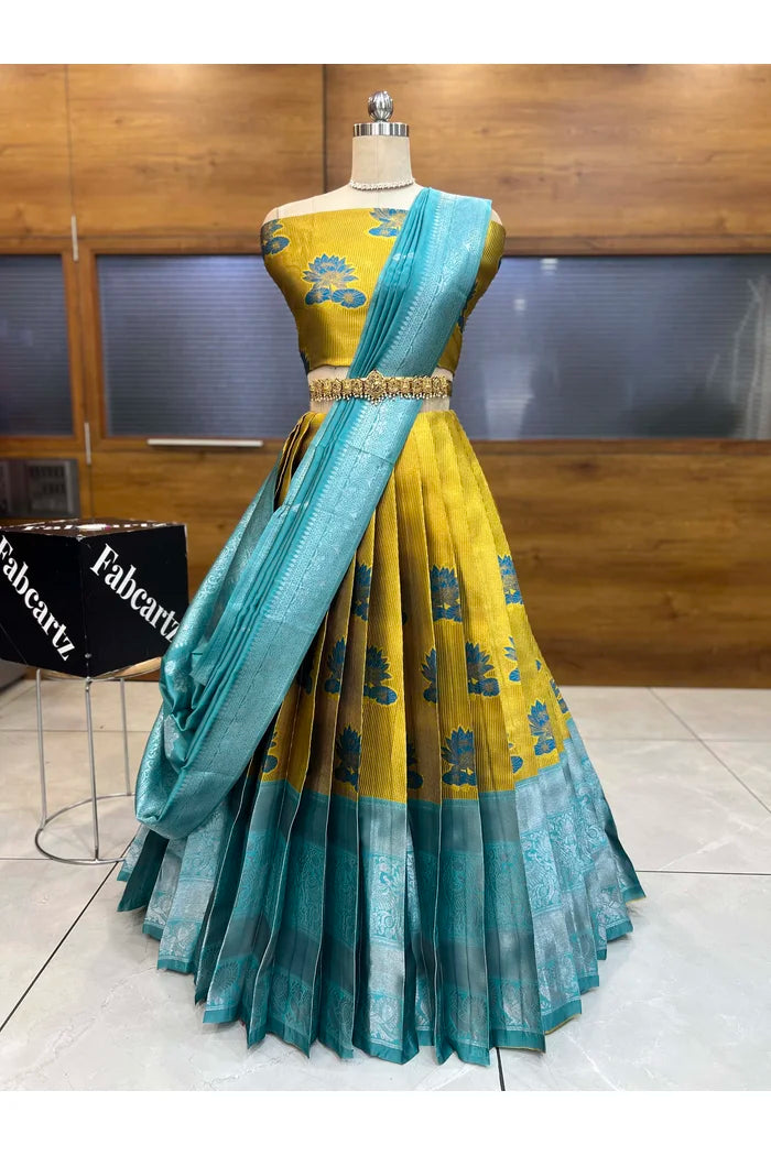 South Indian Festival Traditional Half Saree (Srikarthikeyan)