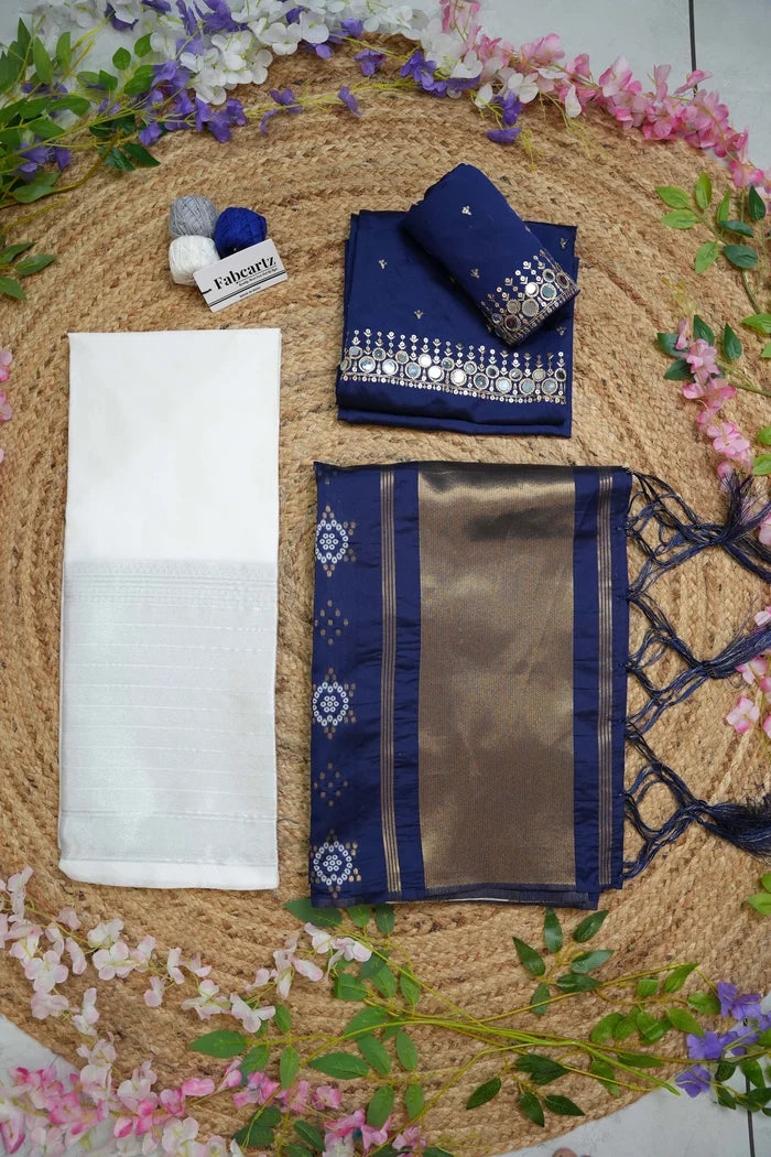 దక్షిణ భారత పండుగ సాంప్రదాయ హాఫ్ చీర (MYR)