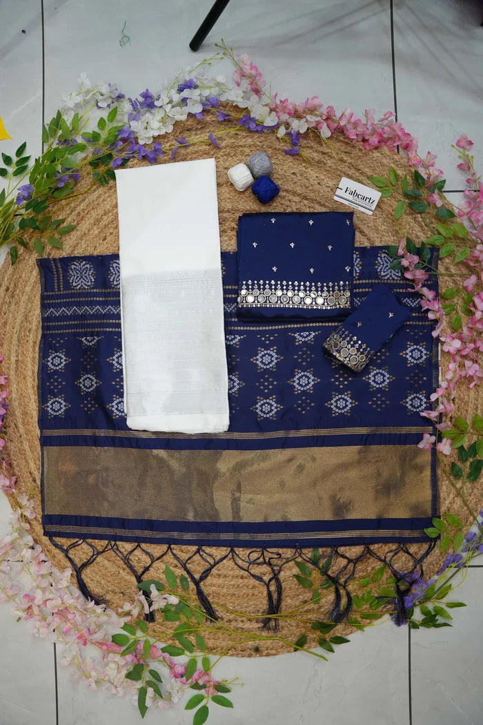 దక్షిణ భారత పండుగ సాంప్రదాయ హాఫ్ చీర (MYR)