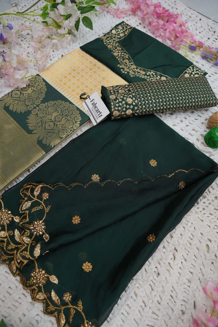 South Indian Festival Traditional Half Saree (KanchiRango)
