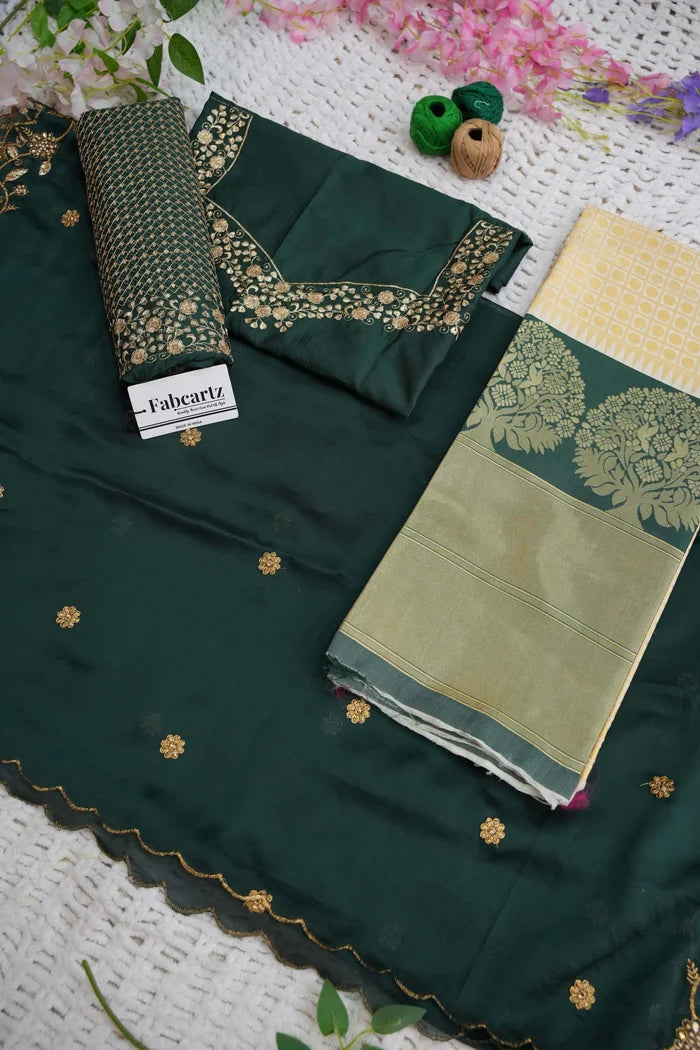 South Indian Festival Traditional Half Saree (KanchiRango)