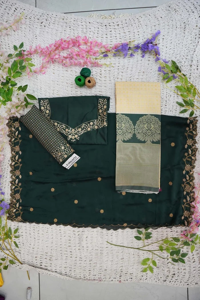 South Indian Festival Traditional Half Saree (KanchiRango)