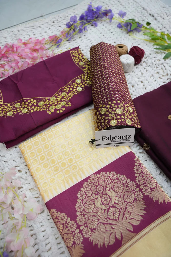 South Indian Festival Traditional Half Saree (KanchiRango)