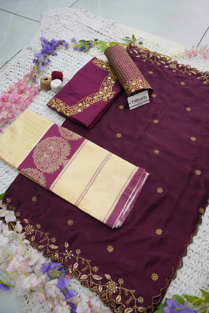 South Indian Festival Traditional Half Saree (KanchiRango)
