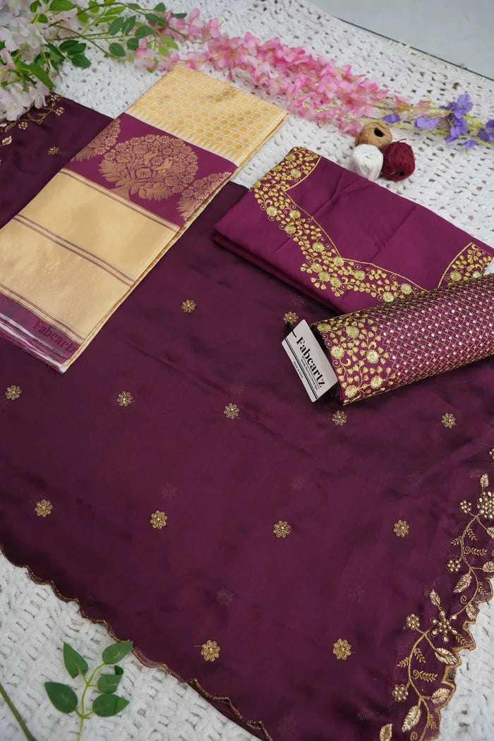 South Indian Festival Traditional Half Saree (KanchiRango)