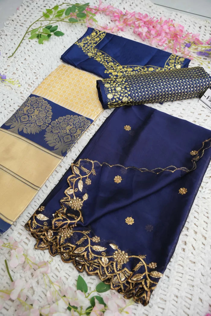 South Indian Festival Traditional Half Saree (KanchiRango)