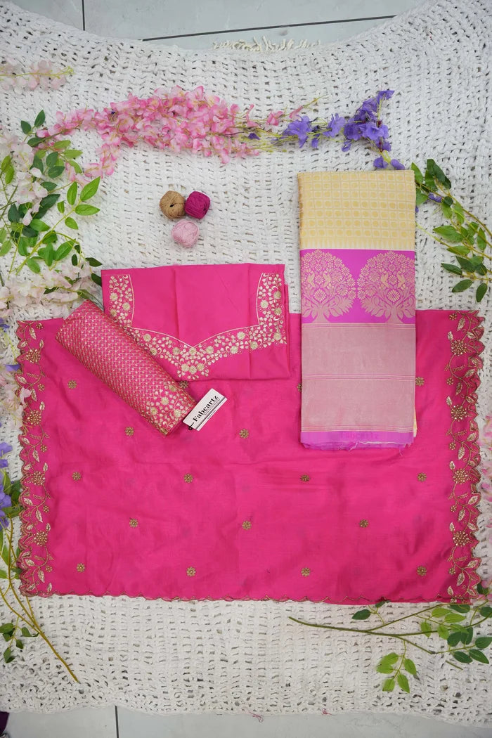 South Indian Festival Traditional Half Saree (KanchiRango)