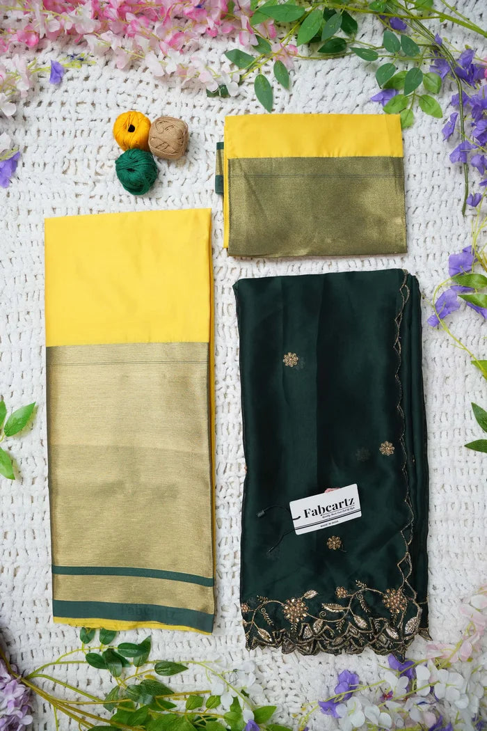 South Indian Festival Traditional Half Saree (Aghore)