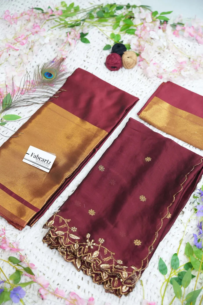 South Indian Festival Traditional Half Saree (Aghore)
