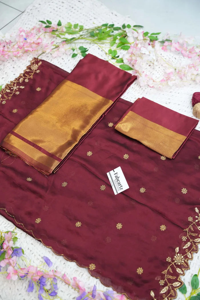 South Indian Festival Traditional Half Saree (Aghore)