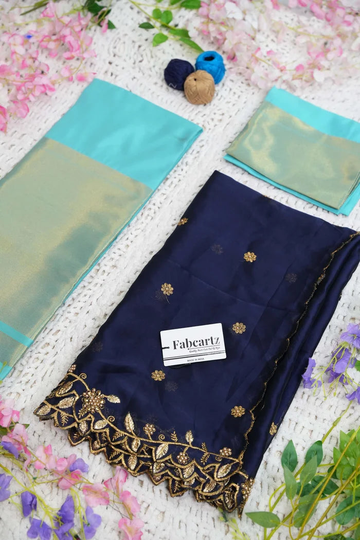 South Indian Festival Traditional Half Saree (Aghore)