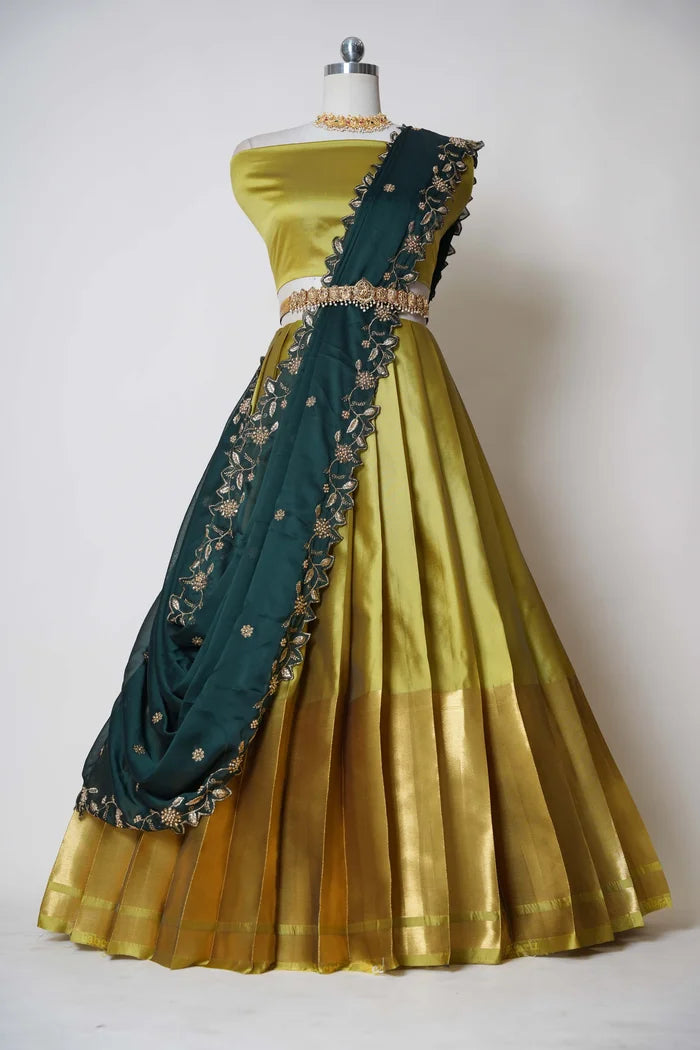 South Indian Festival Traditional Half Saree (Aghore)