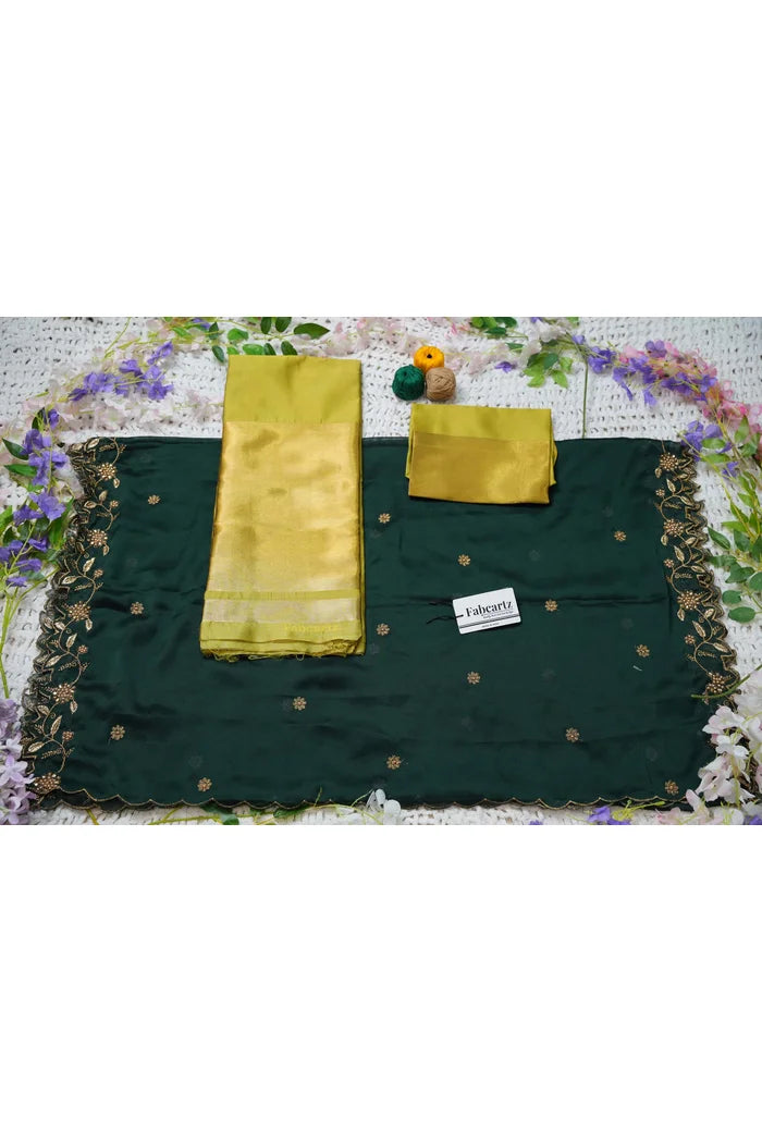 దక్షిణ భారత పండుగ సాంప్రదాయ హాఫ్ చీర (ఛవి)