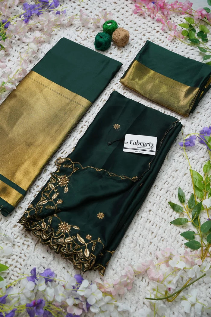 South Indian Festival Traditional Half Saree (Aghore)