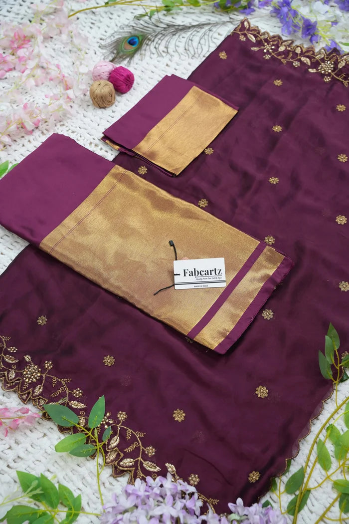 South Indian Festival Traditional Half Saree (Aghore)