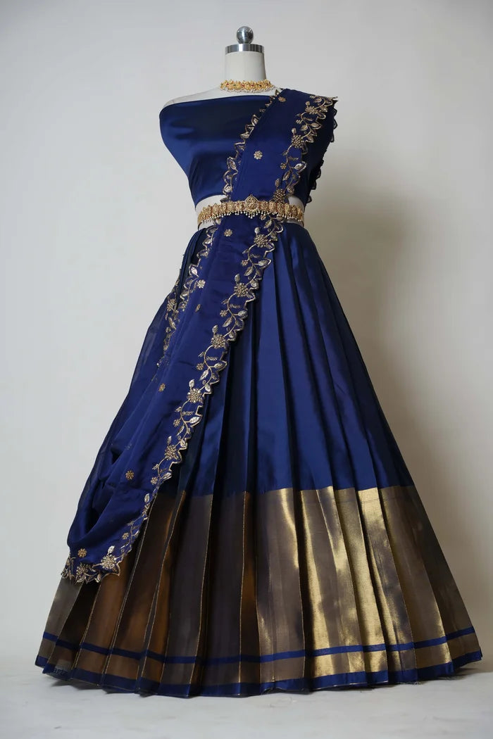 South Indian Festival Traditional Half Saree (Aghore)