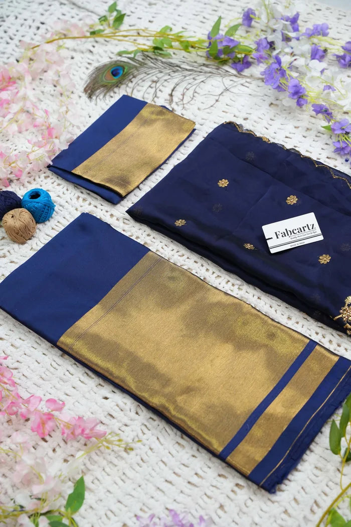 దక్షిణ భారత పండుగ సాంప్రదాయ హాఫ్ చీర (ఛవి)