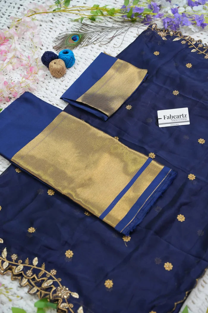 దక్షిణ భారత పండుగ సాంప్రదాయ హాఫ్ చీర (ఛవి)