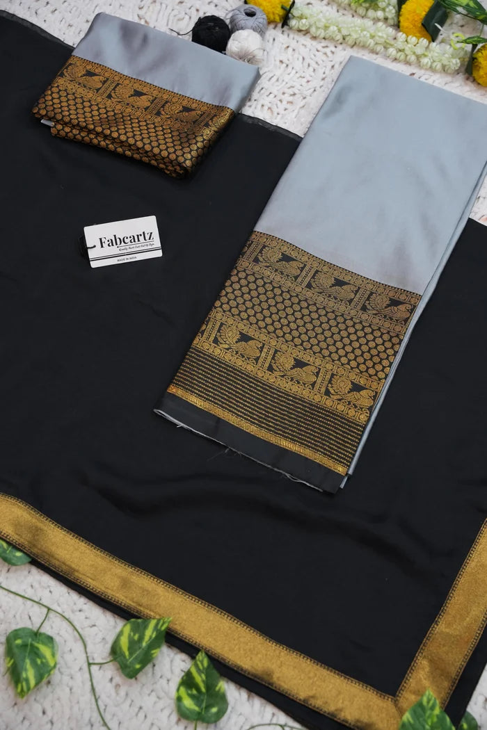 Mornika Women's Woven Design zari work Half Saree with Embroidered Blouse and Dupatta