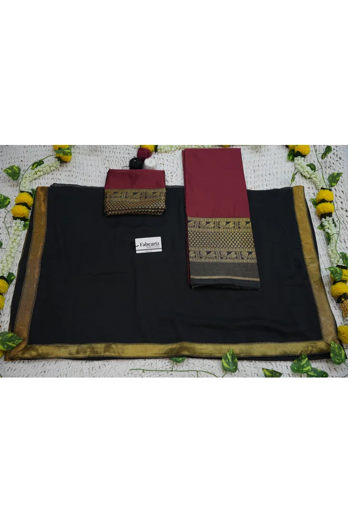 దక్షిణ భారత పండుగ సాంప్రదాయ హాఫ్ చీర (ఛవి)