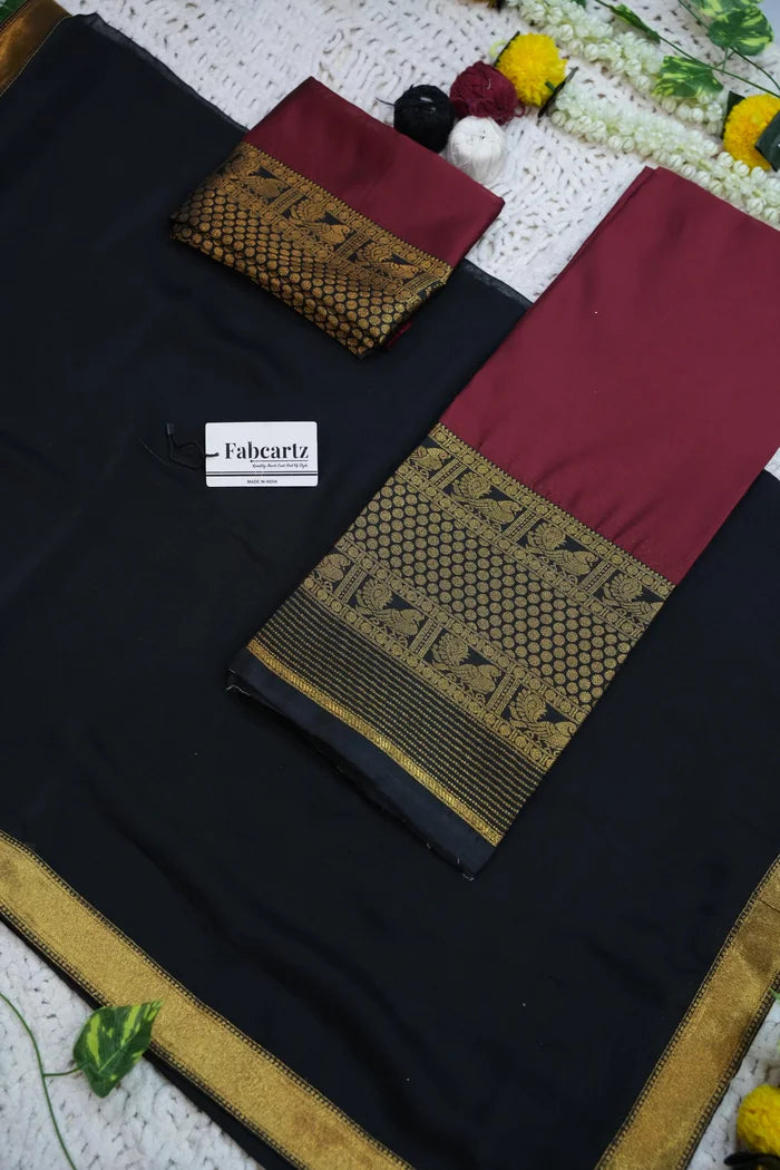 దక్షిణ భారత పండుగ సాంప్రదాయ హాఫ్ చీర (ఛవి)