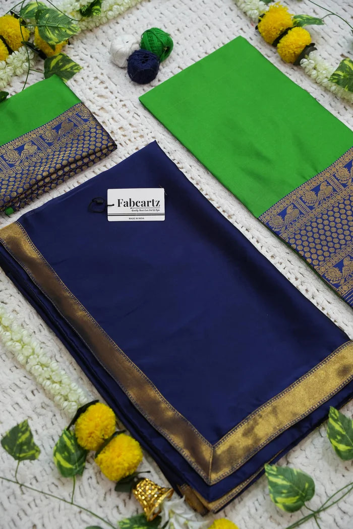 దక్షిణ భారత పండుగ సాంప్రదాయ హాఫ్ చీర (ఛవి)