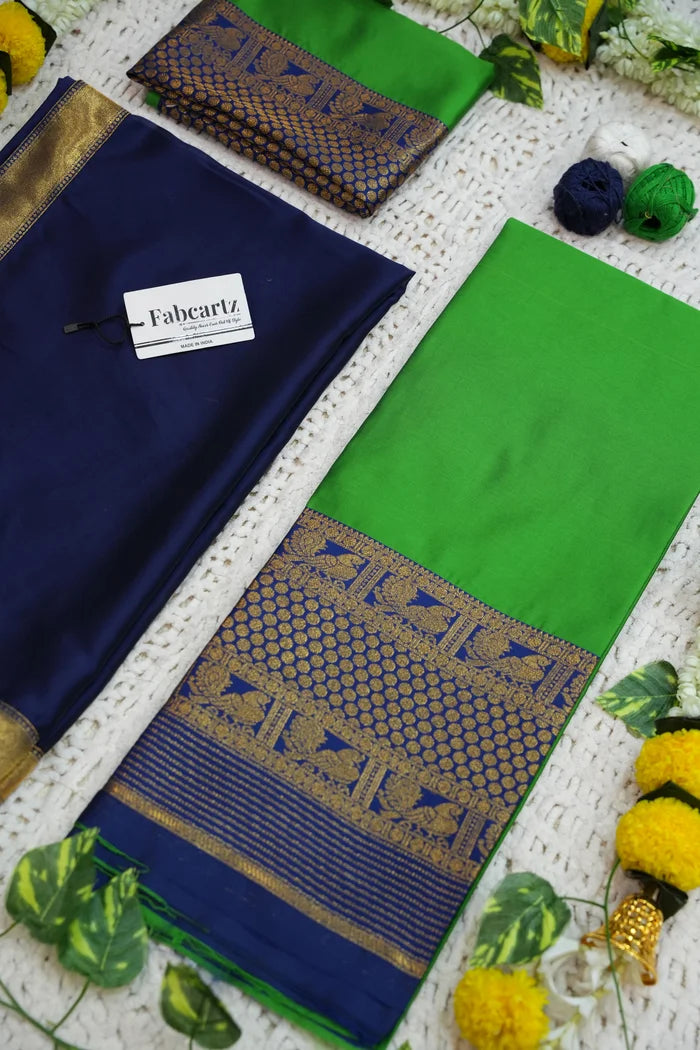 Mornika Women's Woven Design zari work Half Saree with Embroidered Blouse and Dupatta
