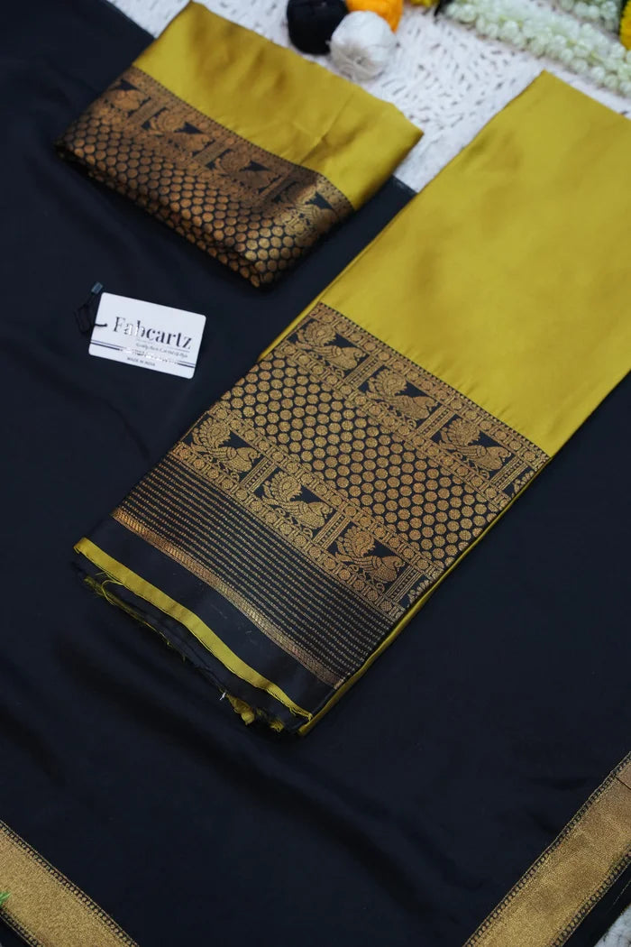 Mornika Women's Woven Design zari work Half Saree with Embroidered Blouse and Dupatta