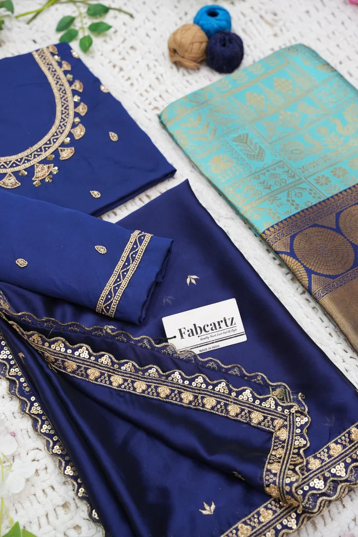 దక్షిణ భారత పండుగ సాంప్రదాయ హాఫ్ చీర (ఛవి)