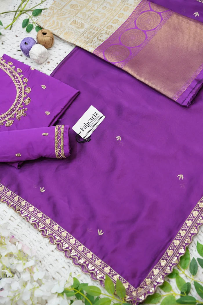 దక్షిణ భారత పండుగ సాంప్రదాయ హాఫ్ చీర (ఛవి)