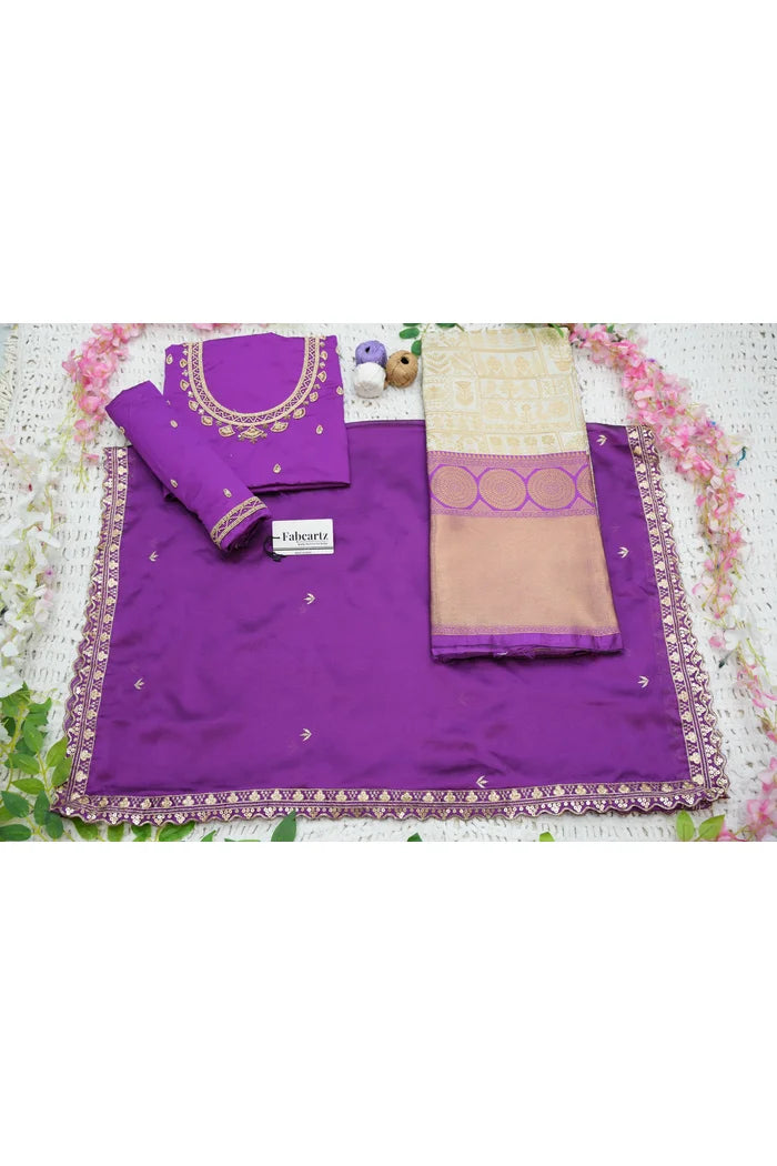 దక్షిణ భారత పండుగ సాంప్రదాయ హాఫ్ చీర (ఛవి)