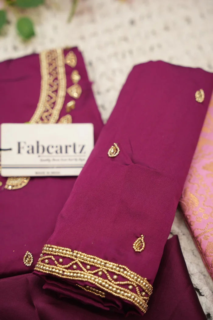 దక్షిణ భారత పండుగ సాంప్రదాయ హాఫ్ చీర (ఛవి)