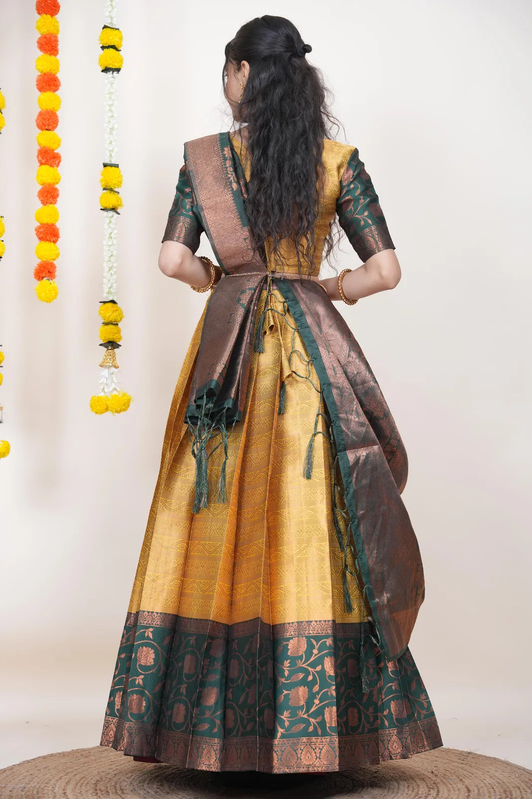 Mythili South Indian Festival Traditional Half Saree