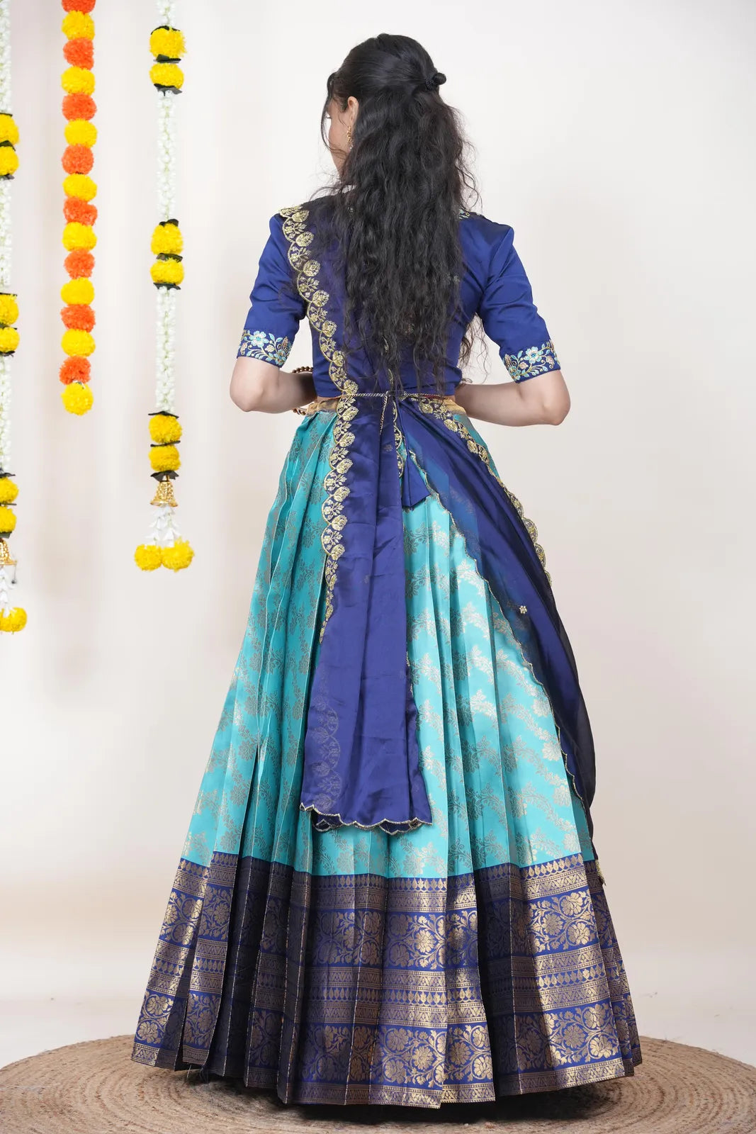 South Indian Festival Traditional Half Saree Rithvika