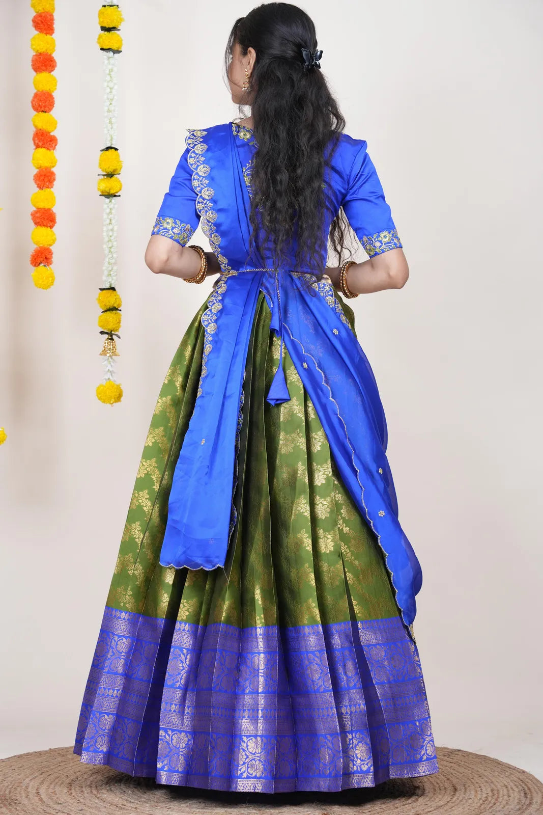 South Indian Festival Traditional Half Saree Rithvika