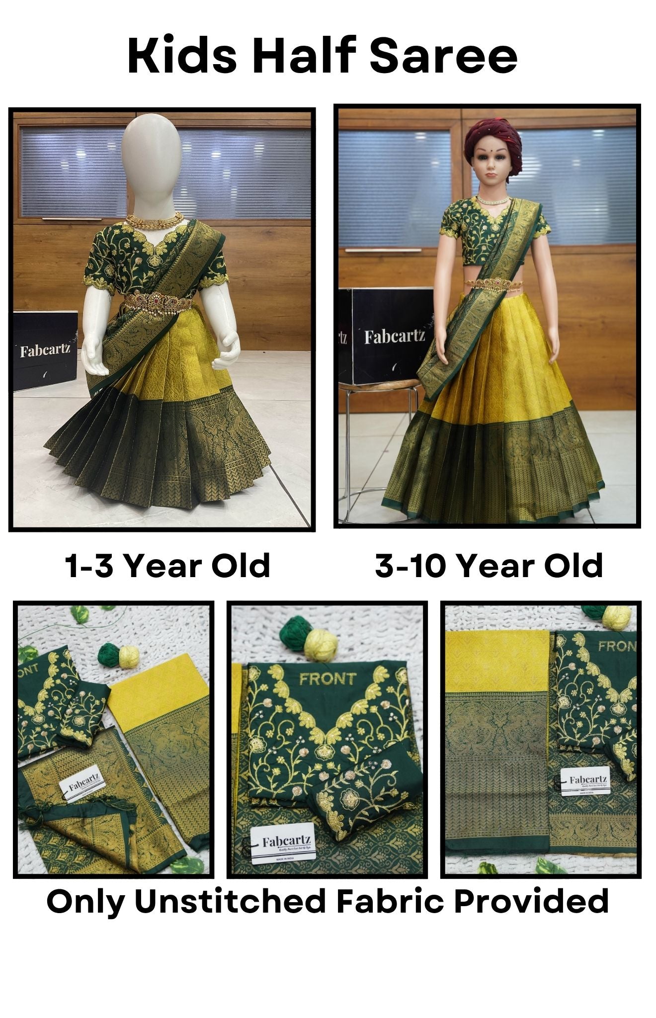 MnjyaaJacQ New Kids Traditional South Indian Half Saree