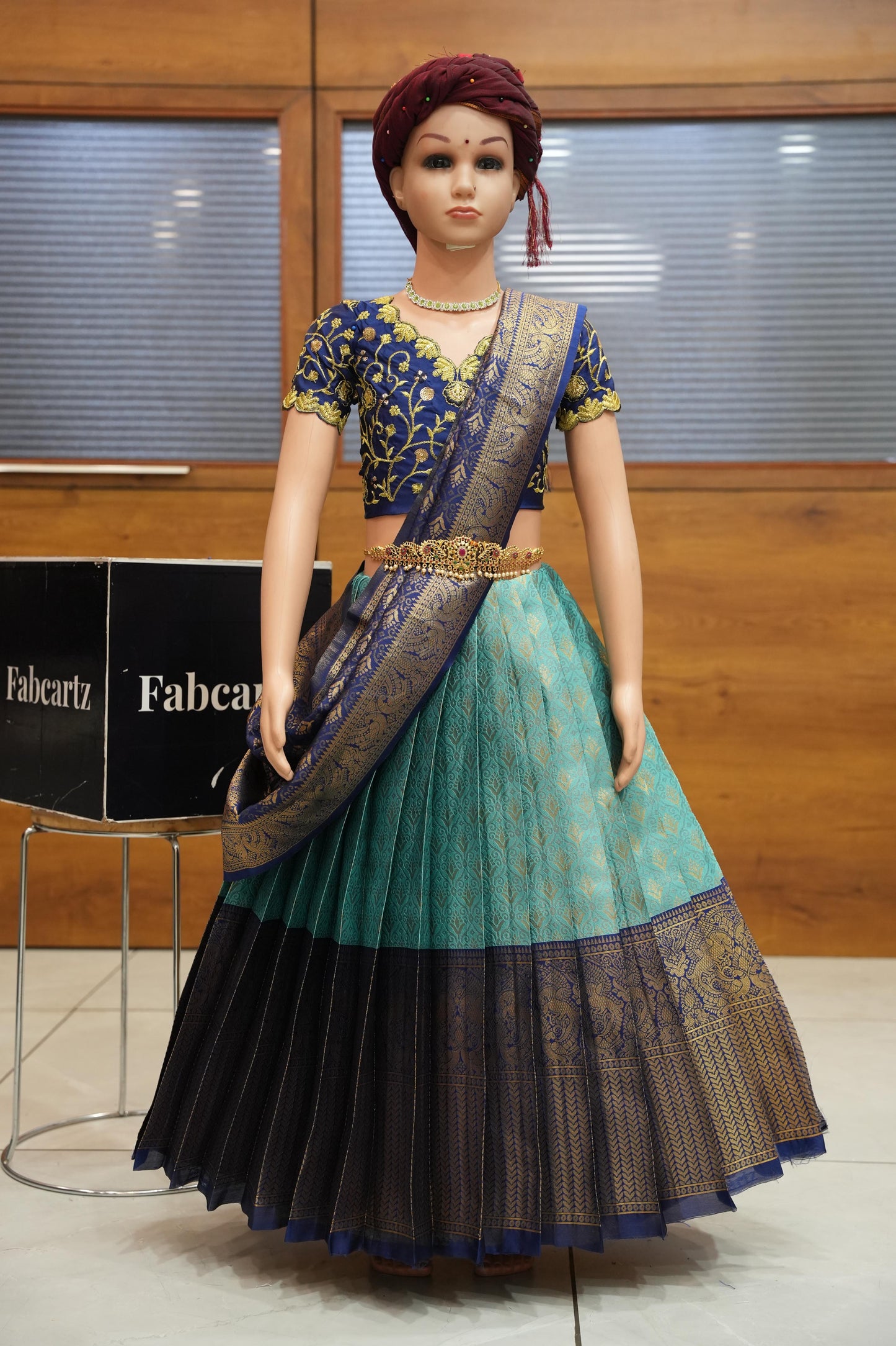 MnjyaaJacQ New Kids Traditional South Indian Half Saree