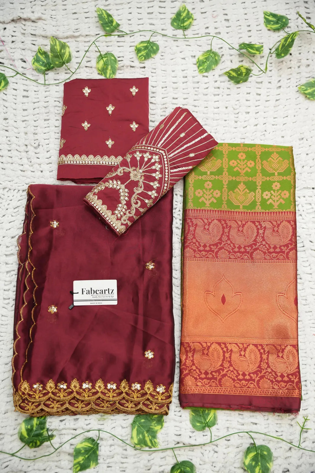 Ojasvini South Indian Festival Traditional Half Saree