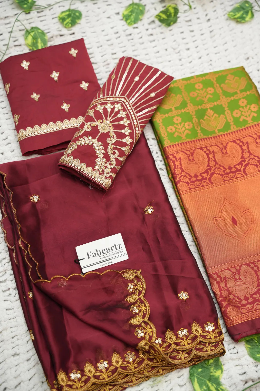Ojasvini South Indian Festival Traditional Half Saree